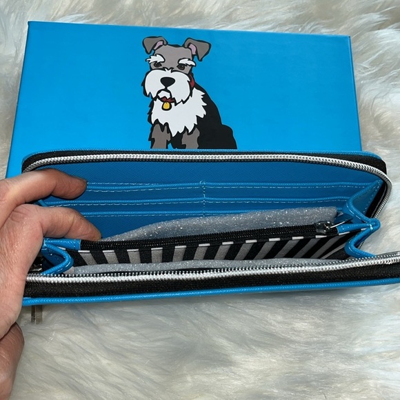 🆕 Marc Tetro Schnauzer Wallet Blue - Picture 4 of 5